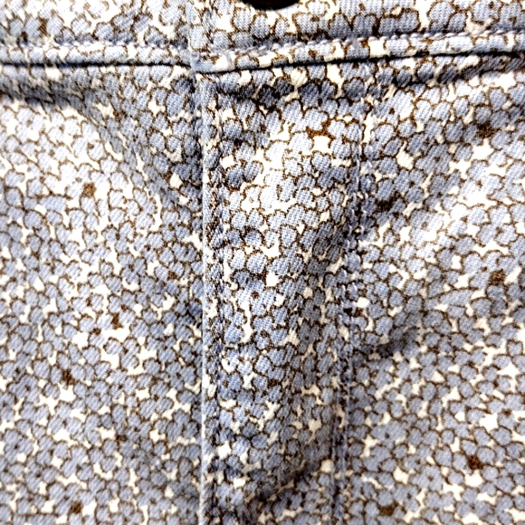 LOFT Denim - Ann Taylor Loft Curvy Skinny Ankle Jeans l Size 8 29 In. Waist l Printed Denim